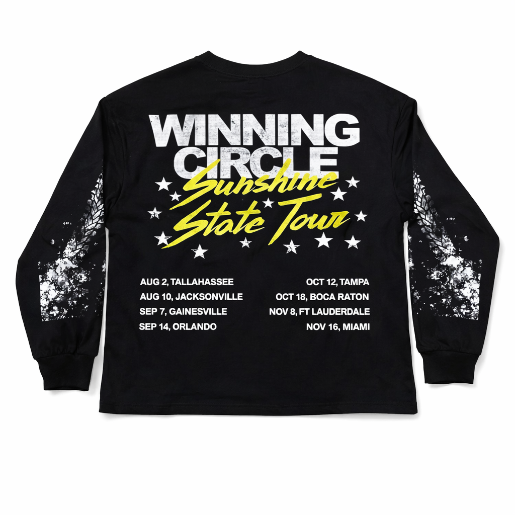 SUNSHINE STATE TOUR LONG-SLEEVE TEE(black)