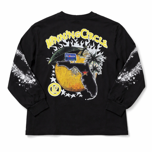 SUNSHINE STATE TOUR LONG-SLEEVE TEE(black)