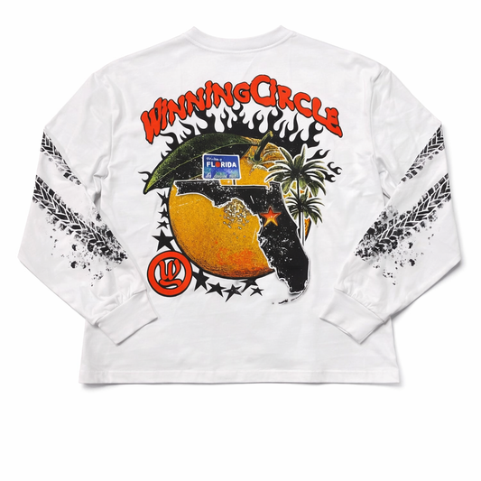 SUNSHINESTATE TOUR LONG-SLEEVE TEE(white)