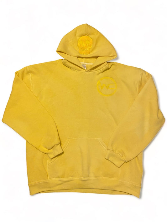 Yellow skull hoodie