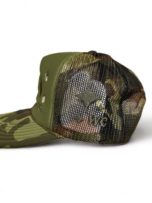 Camo “WIN” trucker hat