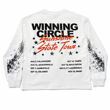 SUNSHINESTATE TOUR LONG-SLEEVE TEE(white)