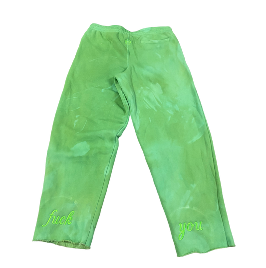 Green “F*ck You” Sweatpants